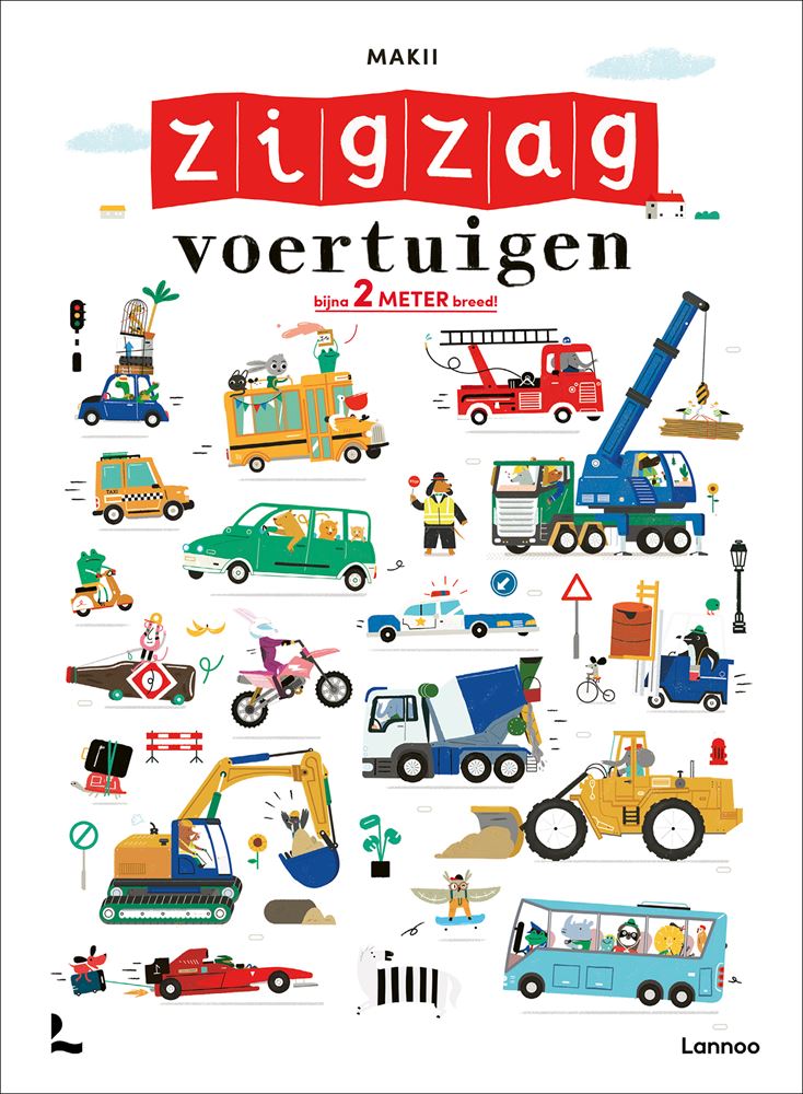 Afbeelding laden in galerijviewer, Zigzag- voertuigen bijna 2 meter breed.
