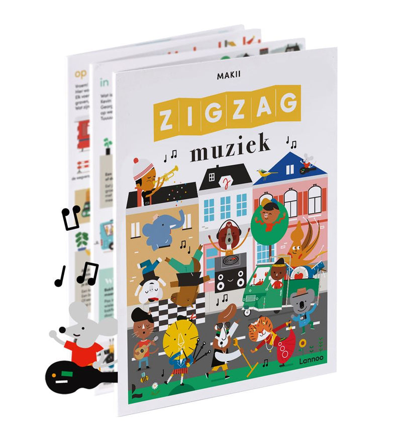 Afbeelding laden in galerijviewer, Zigzag- muziek. 6+
