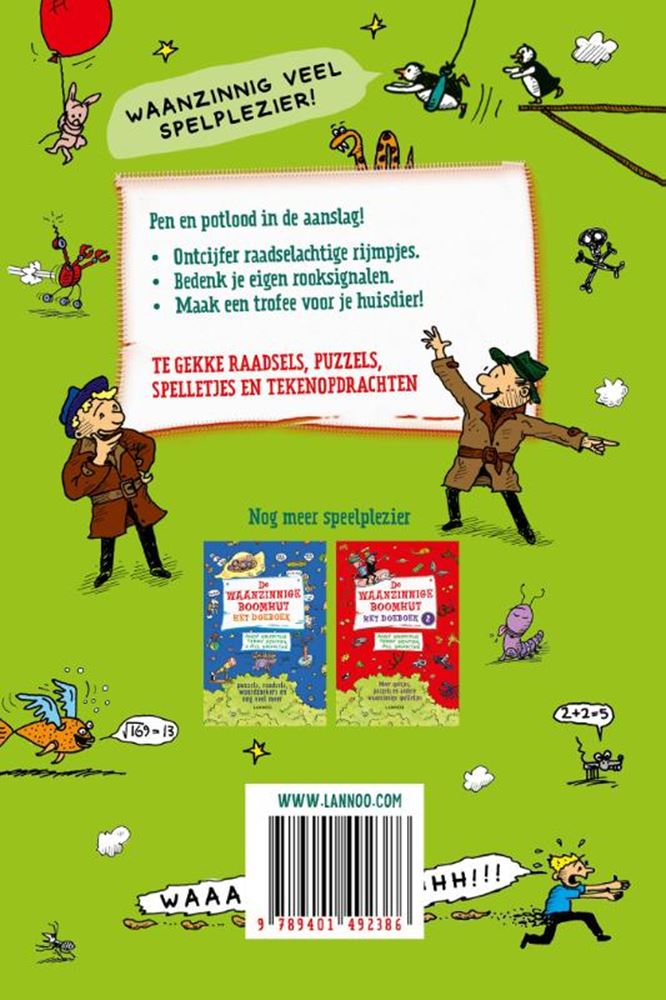 Afbeelding laden in galerijviewer, De waanzinnige boomhut. doeboek. 7+

