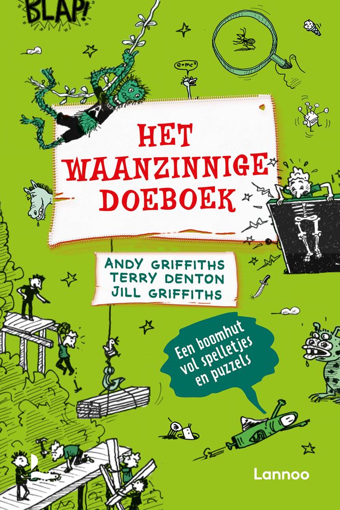 Afbeelding laden in galerijviewer, De waanzinnige boomhut. doeboek. 7+
