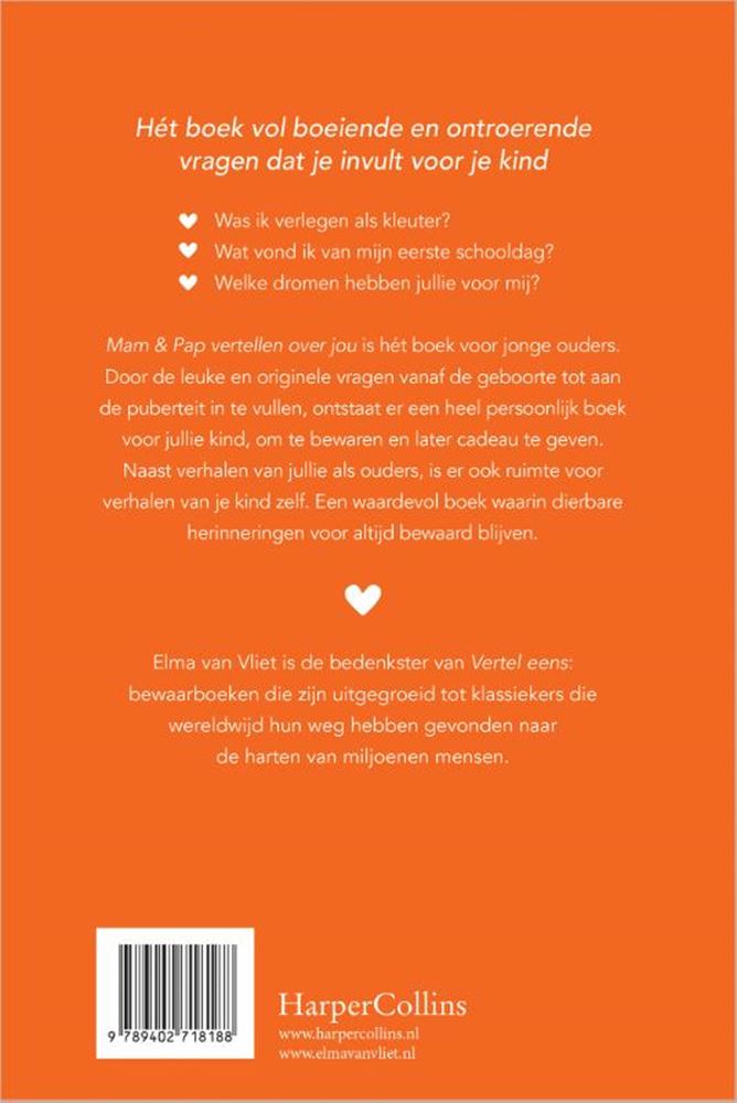 Afbeelding laden in galerijviewer, Elma van vliet vertel eens - mam pap vertellen over jou
