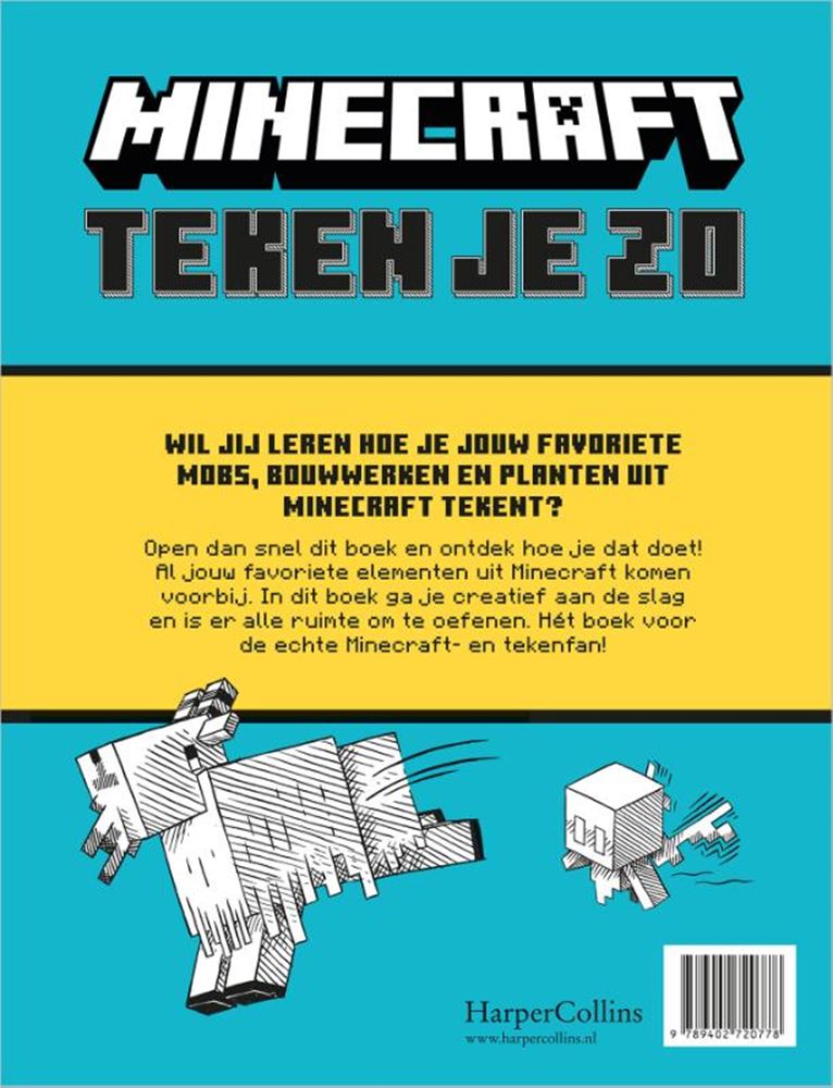 Afbeelding laden in galerijviewer, Minecraft teken je zo 7+
