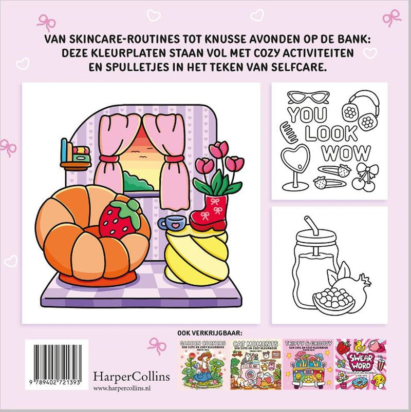Afbeelding laden in galerijviewer, Self-love – een cute en cozy kleurboek
