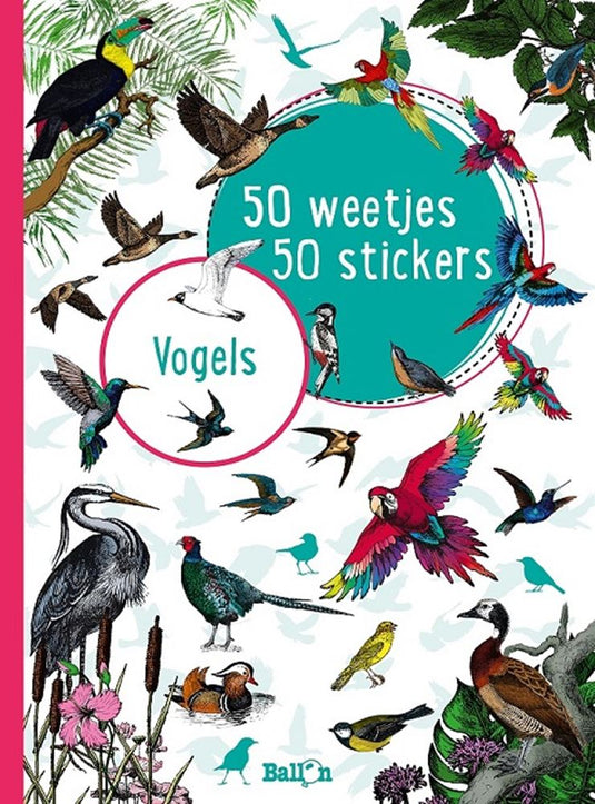 Standaard uitgeverij 50 weetjes 50 stickers - vogels