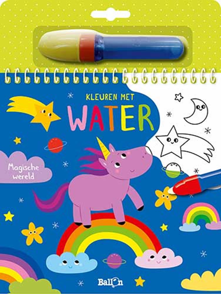 Afbeelding laden in galerijviewer, Ballon media kleuren met water: magische wereld. 4+ | 3 stuks
