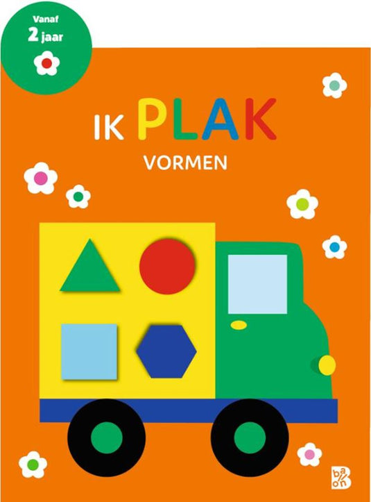 De ballon ballon ik plak vormen stickerboek