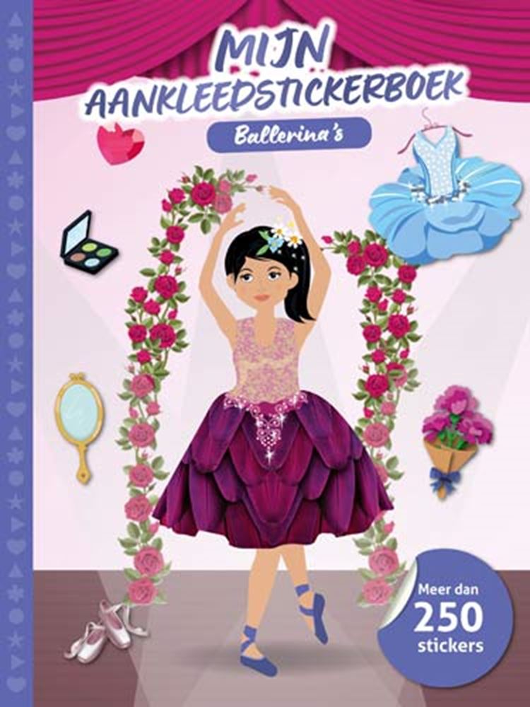 Afbeelding laden in galerijviewer, Mijn aankleedstickerboek: ballerina's 4+
