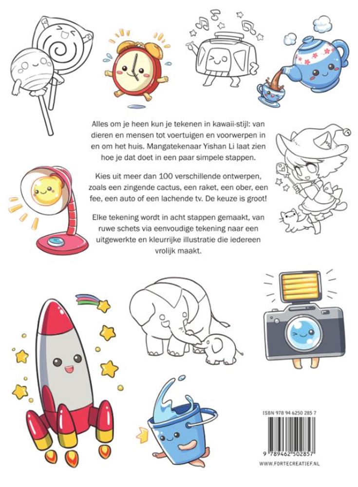 Afbeelding laden in galerijviewer, Kawaii tekenen stap voor stap. 9+
