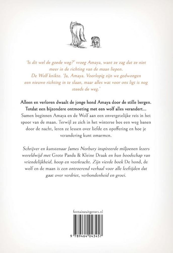 Afbeelding laden in galerijviewer, Cadeauboek: de hond, de wolf en de maan.
