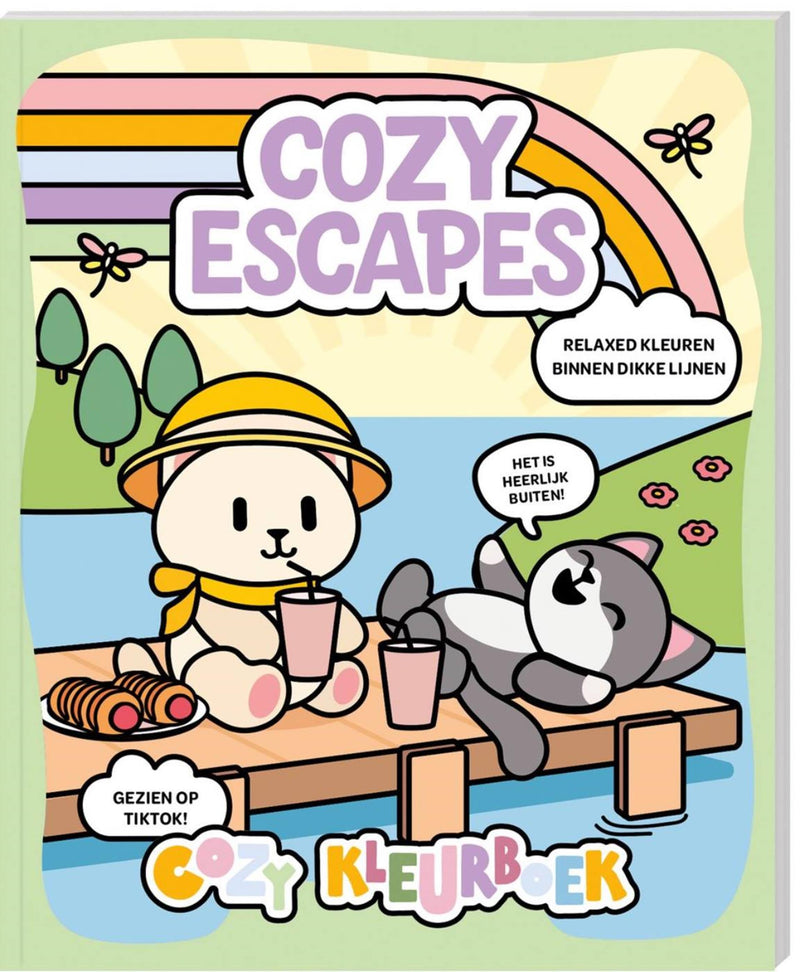 Afbeelding laden in galerijviewer, Imagebooks cozy kleurboek - cozy escapes
