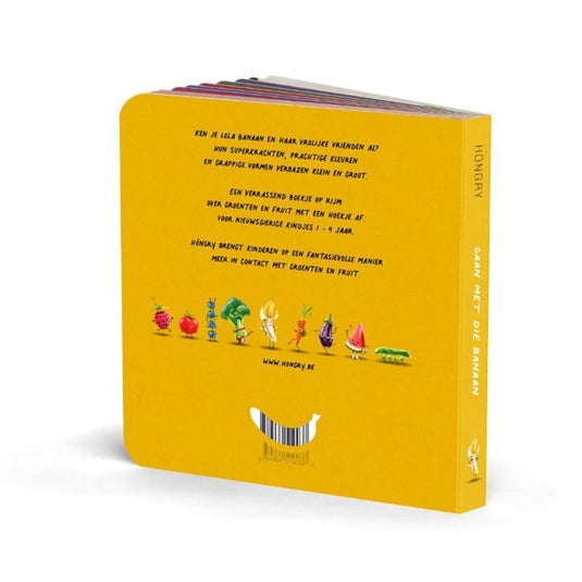 Kartonboek: gaan met die banaan 1+