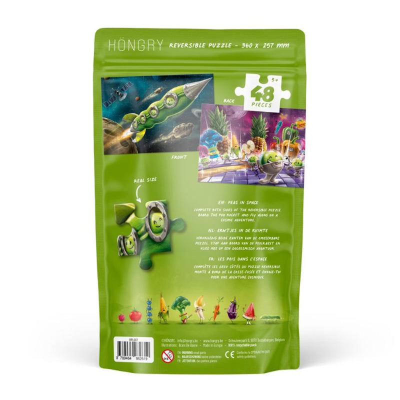 Afbeelding laden in galerijviewer, Erwtjes in de ruimte. puzzel, 48 deli 5+
