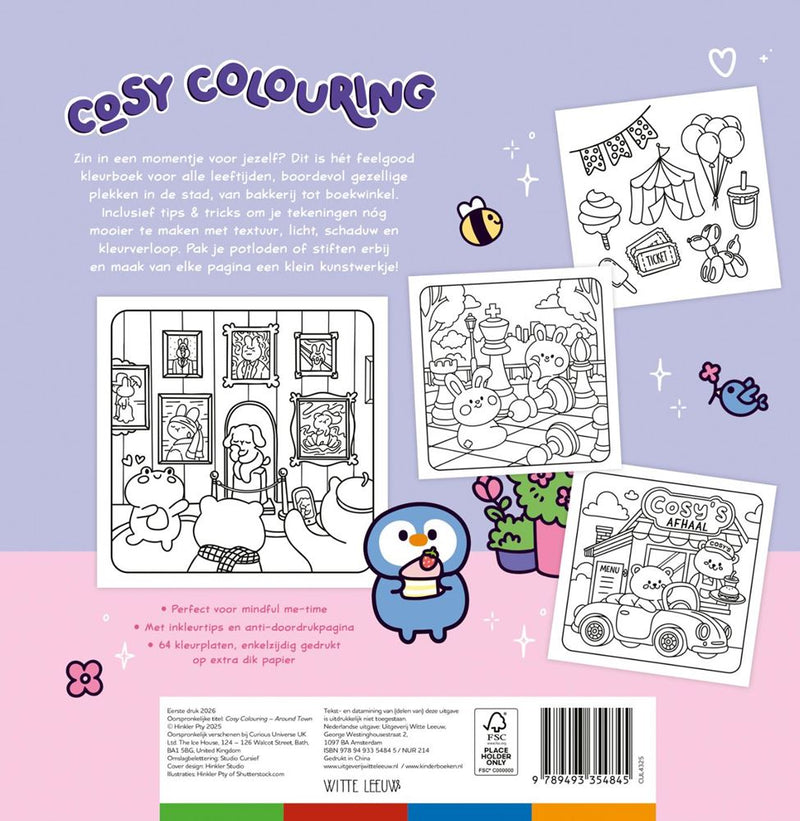 Afbeelding laden in galerijviewer, Cosy colouring kleurboek -
