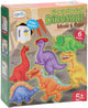 Gieten schilderen glow in the dark dino's