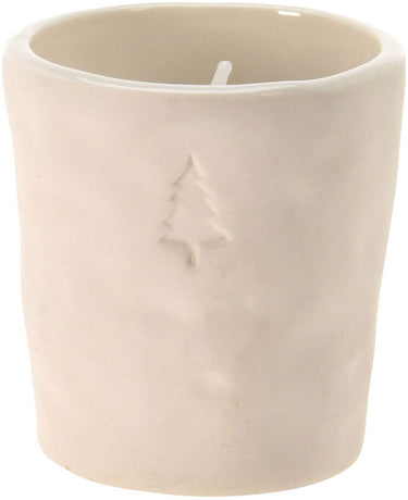 Koopman theelichthouder kerst wit, 12st.