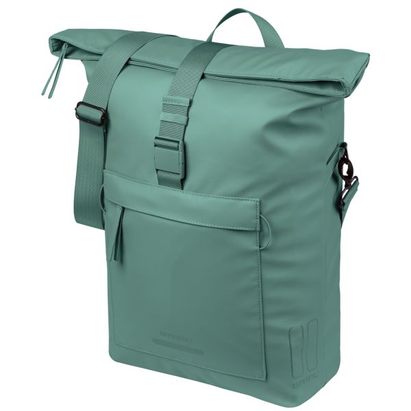 Afbeelding laden in galerijviewer, Basil b.v. fietsschoudertas basil brooklyn mik 17l 14 x 32 x 40 cm - groen
