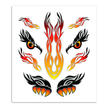 Stickerset tribal ogen eyes tribal sticker