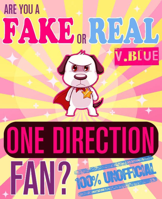 Are you a fake or real one direction fan? blue version - the 100% unofficial quiz and facts trivia travel set game