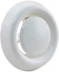 Starx afzuigventiel rond - wit - kunststof - met klemmen - diameter 125 mm