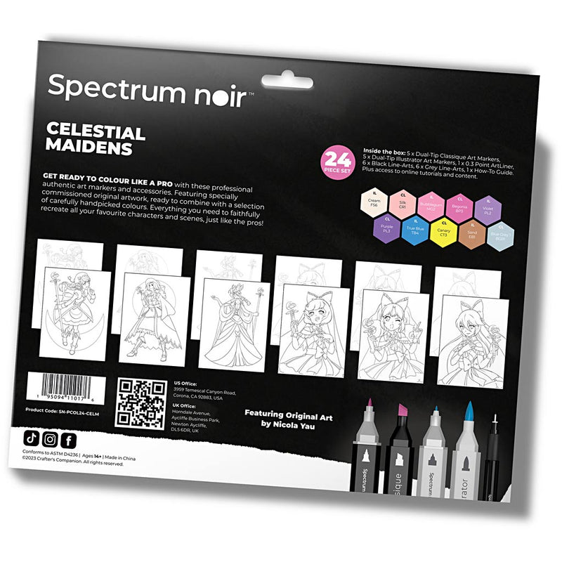 Afbeelding laden in galerijviewer, Https: www.cchobby.nl hobbyset-illustratie-celestial-maidens-diverse-kleuren-1-doos
