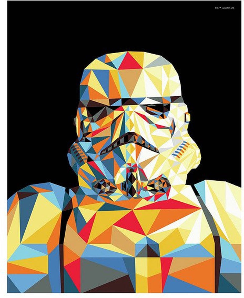 Afbeelding laden in galerijviewer, Ravensburger schilderen op nummer star wars stormtrooper creatief pakket.
