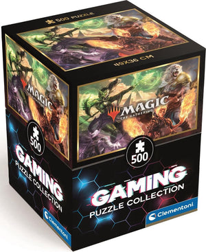 Magic: the gathering clementoni - puzzel - 500 stukjes - - cube - puzzel voor volwassenen