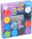Merkloos sans marque eddy toys kleiset 22 delig - klei set met 10 potjes klei 55 gram en 12 vormpjes - klei voor kinderen - knutsel klei set