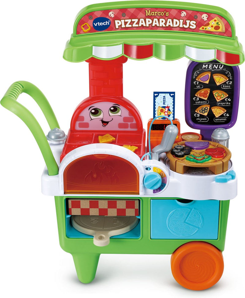 Afbeelding laden in galerijviewer, Vtech marco's pizzaparadijs activity-center - keuken speelgoed - interactief educatief speelgoed - cadeau - kinderspeelgoed 3 jaar
