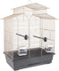 Flamingo parkietenkooi numfor 1 51x30x60 cm metallic taupe