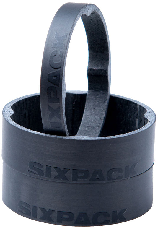 Sixpack racing vertic carbon spacer set 1 1 8