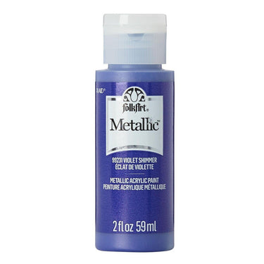 Folkart • metallic acrylic paint violet shimmer 59ml
