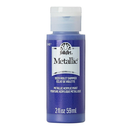 Folkart • metallic acrylic paint violet shimmer 59ml