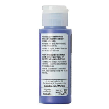 Folkart • metallic acrylic paint violet shimmer 59ml