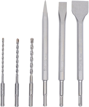 Makita toebehoren - sds-plus boren- beitelset sp, 6-delig d-58920