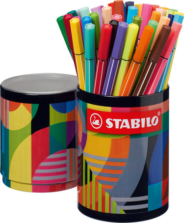 Stabilo pen 68 arty viltstiften in metalen etui - 45dlg.
