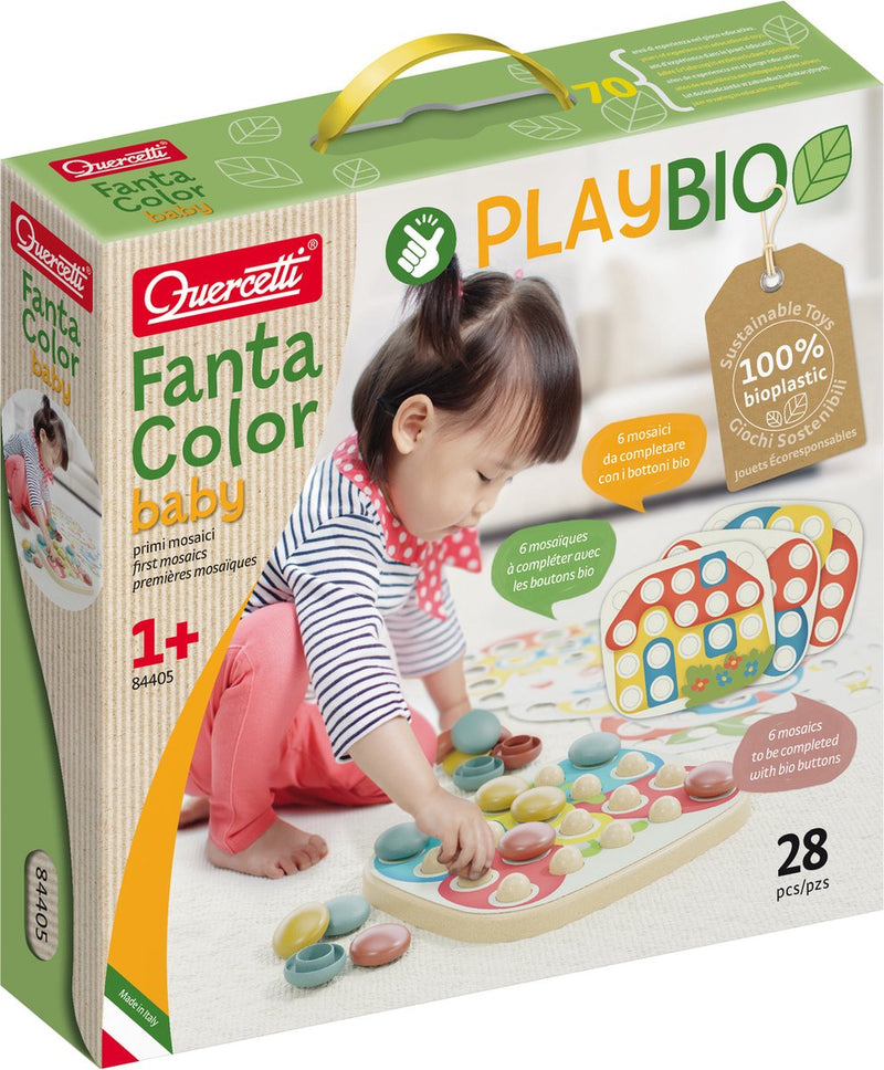 Afbeelding laden in galerijviewer, Quercetti playbio fantacolor baby, 28dlg
