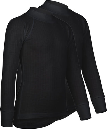 Avento thermoshirt kinderen - 2-pack - zwart - maat 152