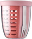 Mepal - ellipse fruit veggie pot - 600 ml - incl. vorkje - vivid mauve