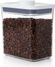 Oxo voorraadbus 'pop' 2.0 rechthoekig - laag (1,6 liter)