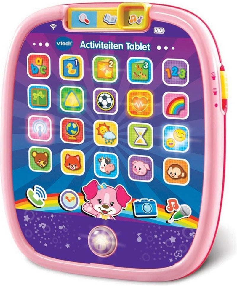 Afbeelding laden in galerijviewer, Vtech baby activiteiten tablet - educatief speelgoed - kinder speelgoed computer - vormen, cijfers meer - van 9 tot 36 maanden
