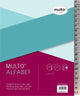 Multo tabbladen a5 17-gaats alfabet pp grijs - 10 stuks