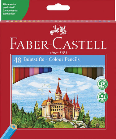 Faber-castell kleurpotloden kleurenassortiment 48 stuks