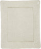 Meyco baby knit basic teddy boxkleed - sand melange - 77x97cm