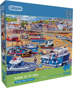 Gibsons - zand bij st ives ( sand at st.ives ) - roger neil turner - 250xl stukjes - 48×34cm - legpuzzels voor volwassenen