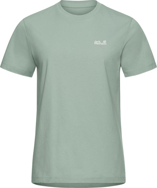 Jack wolfskin essential t w dames outdoorshirt-green zinnia l