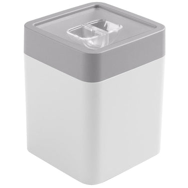 Sunware sigma home voorraadbus 0,6l wit lichtgrijs 9 x 9 x 11,4 cm
