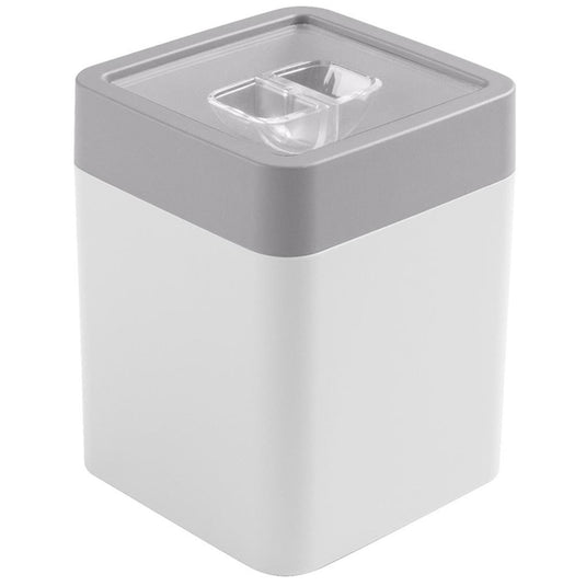 Sunware sigma home voorraadbus 0,6l wit lichtgrijs 9 x 9 x 11,4 cm