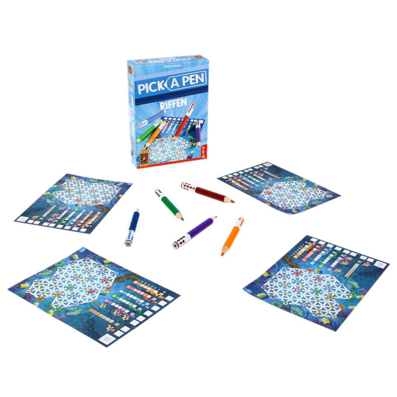 Afbeelding laden in galerijviewer, 999games 999 games pick a pen riffen dobbelspel
