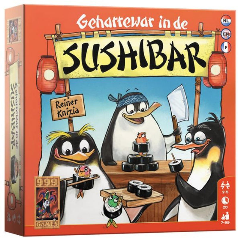 Afbeelding laden in galerijviewer, 999games 999 games geharrewar in de sushibar dobbelspel
