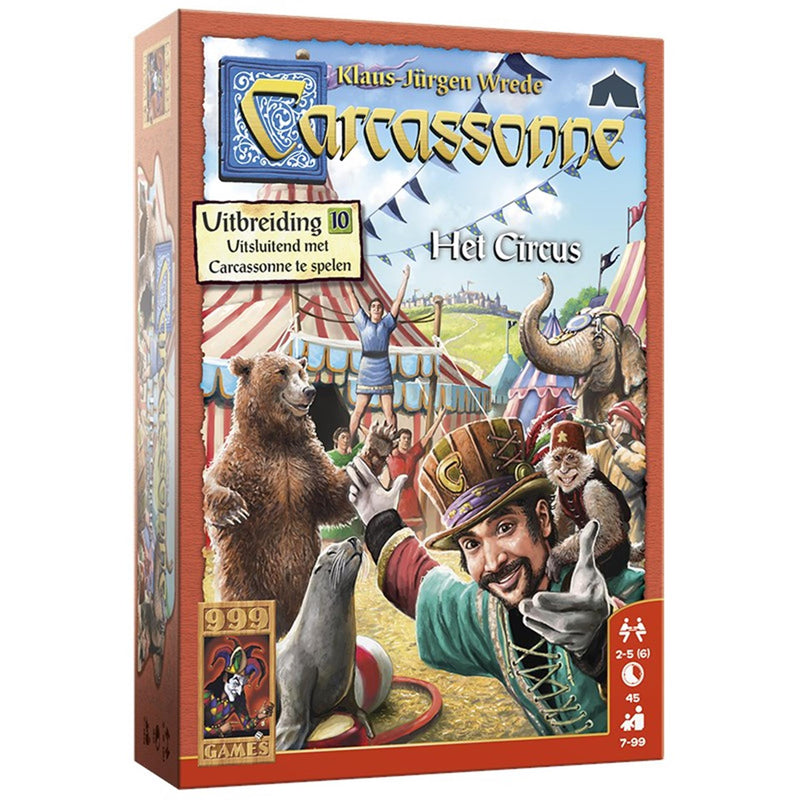 Afbeelding laden in galerijviewer, 999games 999 games carcassonne het circus bordspel
